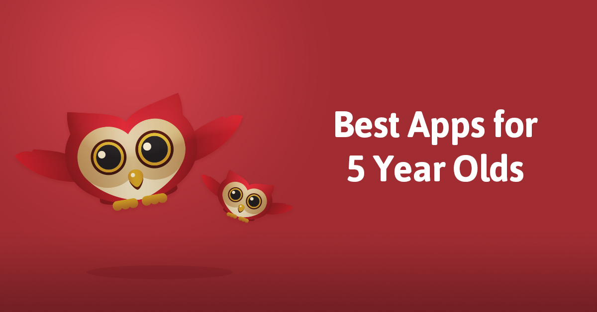 The KinderTown team spent a whole month reviewing the best apps for 5 year olds.