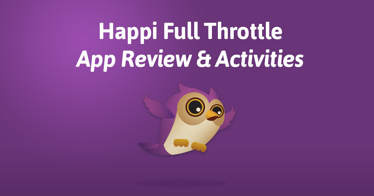 We can not get enough of watching children, iPads in-hand, take on the role of drivers in the fun and engaging Happi Full Throttle app.