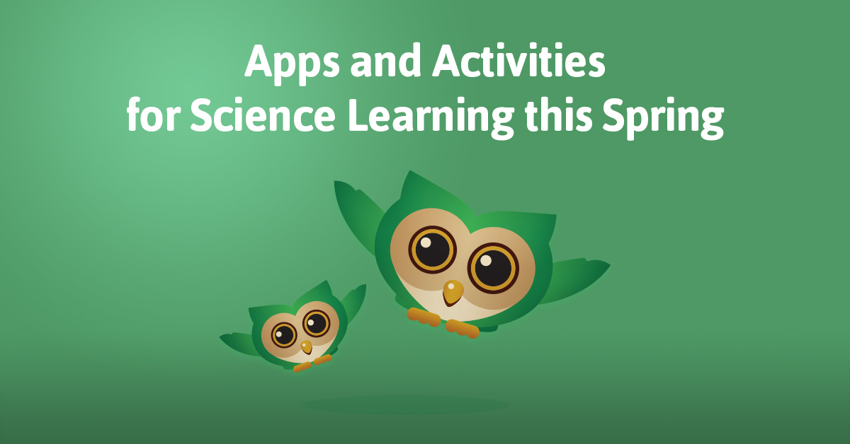 Have a fun spring with children exploring & discovering science with these fun educational apps and activities.