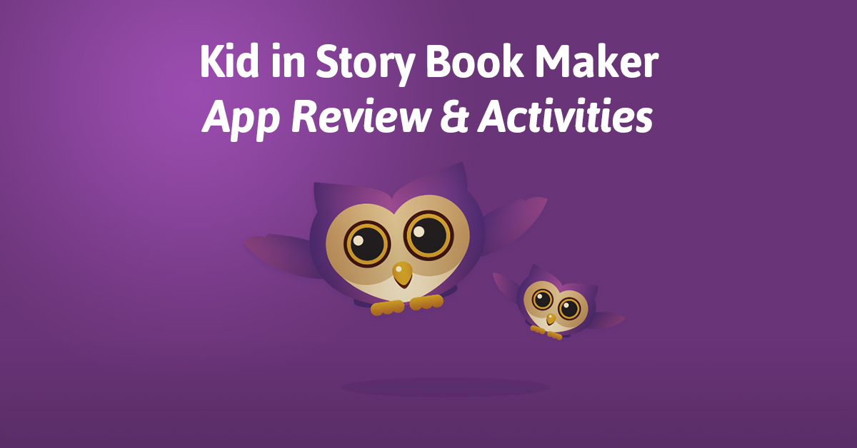 Kid in Story Book Maker is one of our favorite story creation apps; you’ll find features that help make this process quick and fun.