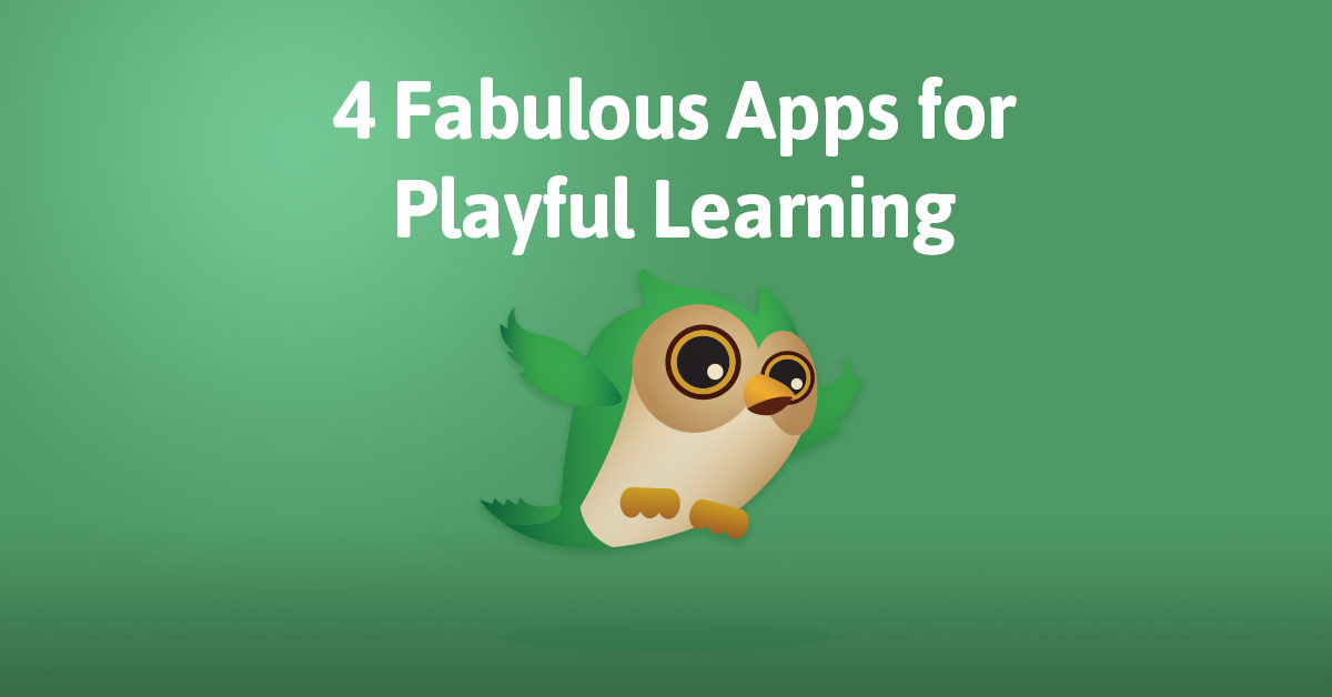 These new educational apps featured in the KinderTown app focus on playful learning.