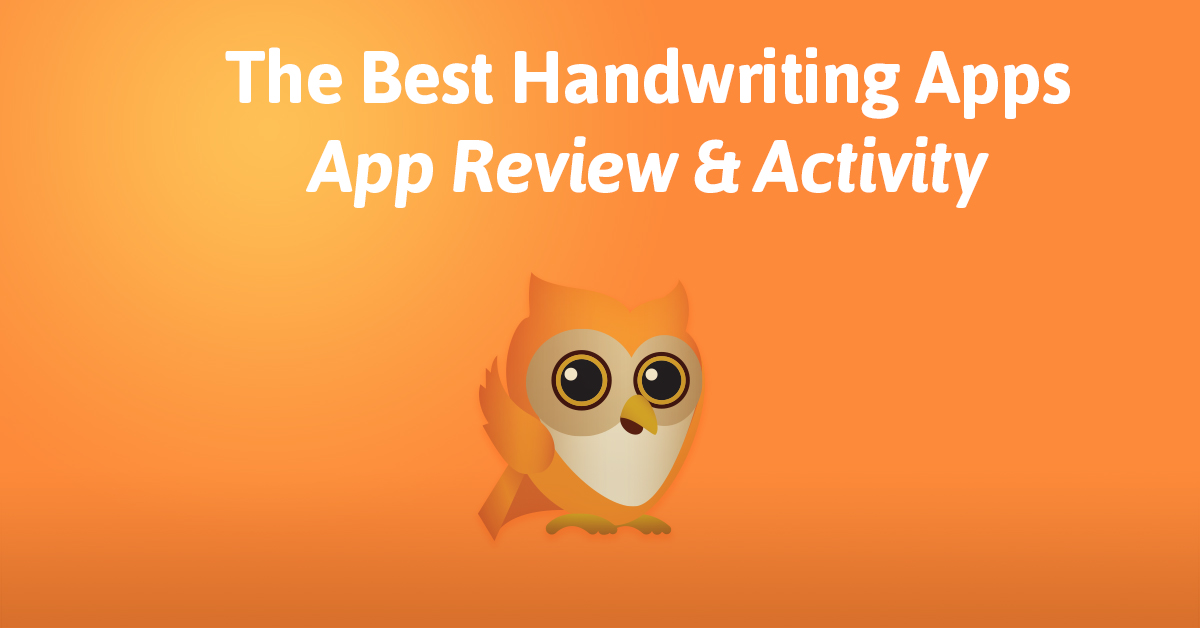 We want to share the best handwriting apps with you, along with some fun activities!