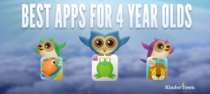 The KinderTown review team of early childhood education experts, parents, and kids spent the last month reviewing their favorite educational apps for 4 year olds.