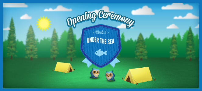 This week’s theme is Under the Sea. Watch the introductory video and download the weekly planner.