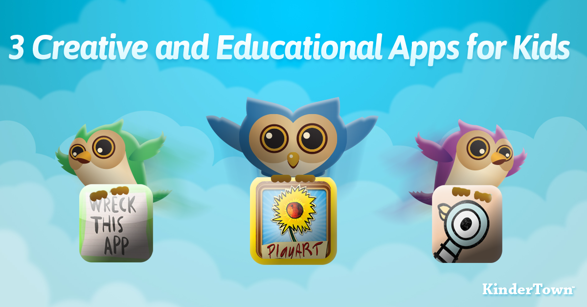 Read KinderTown's reviews of these creative, educational apps.