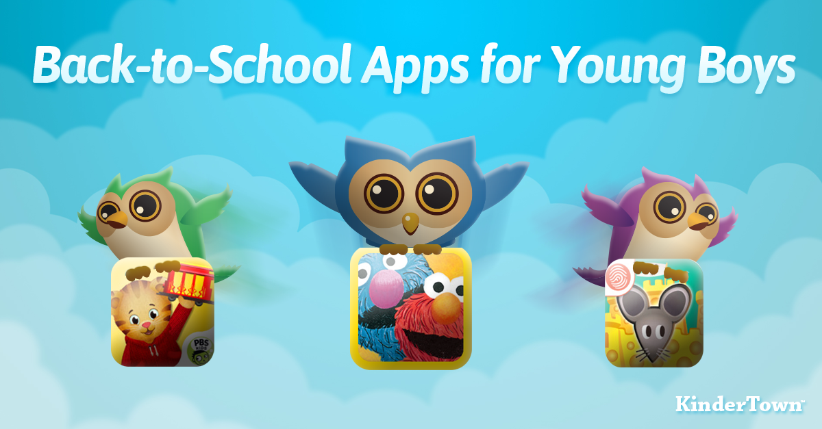 Read KinderTown's reviews of apps your boys will enjoy!