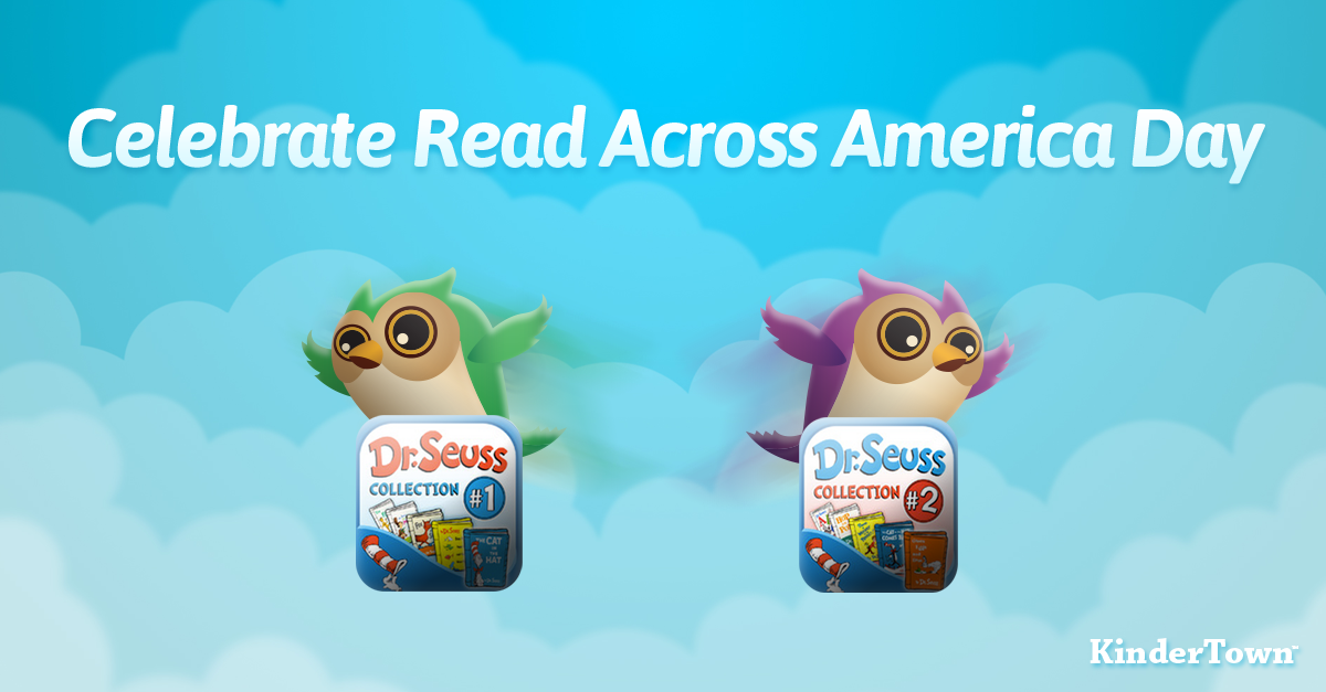 Download the KinderTown app and check out Dr. Seuss’s books for the iPad.
