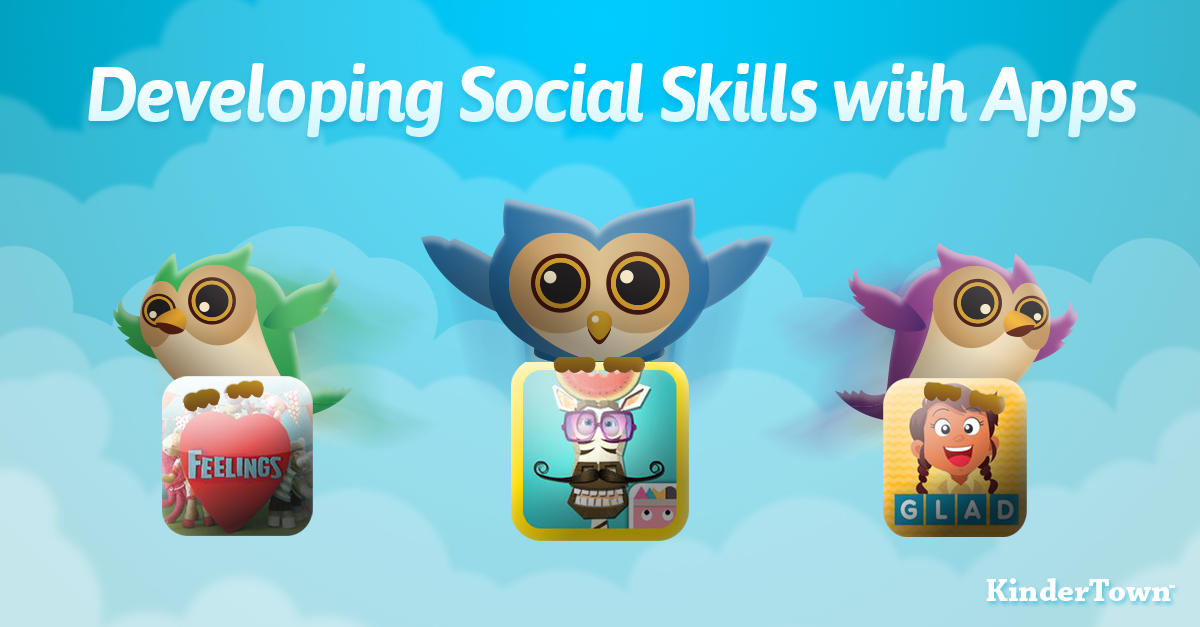 Check out these apps to assist you in working with your child on social skill development.