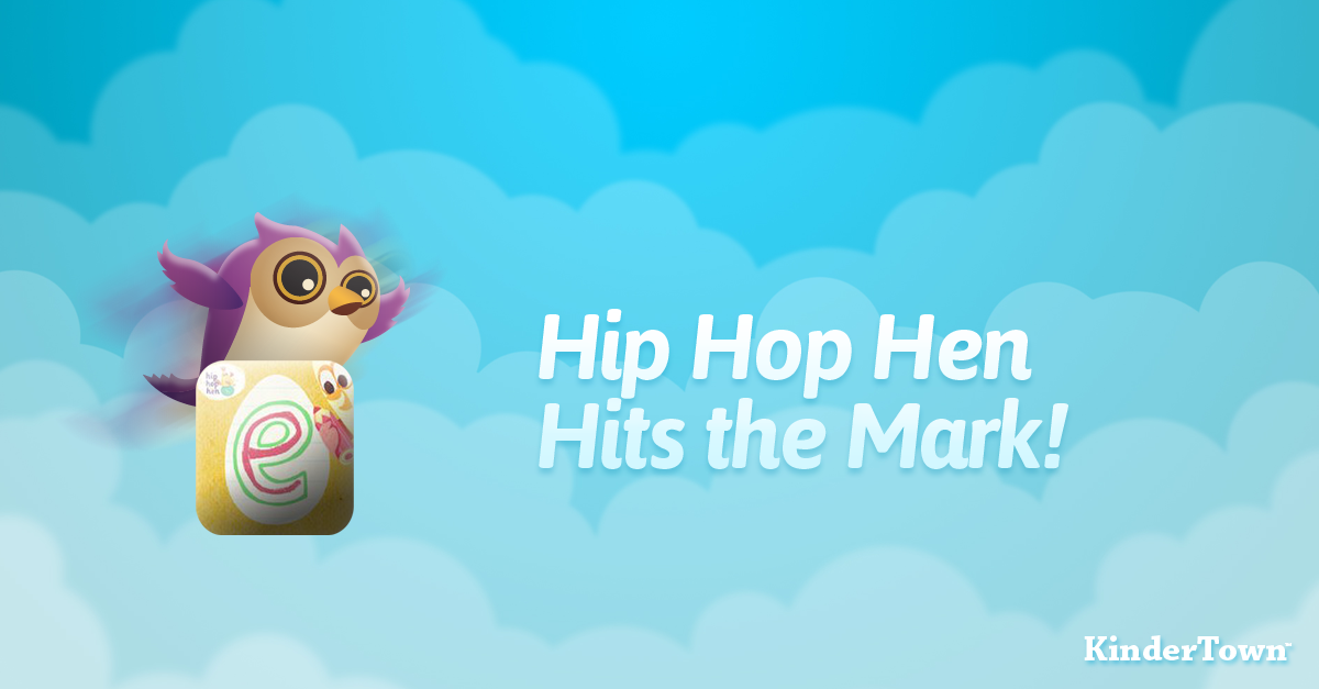 If you have a budding pre-schooler at home just learning to write their letters, Hip Hop Hen is for you!