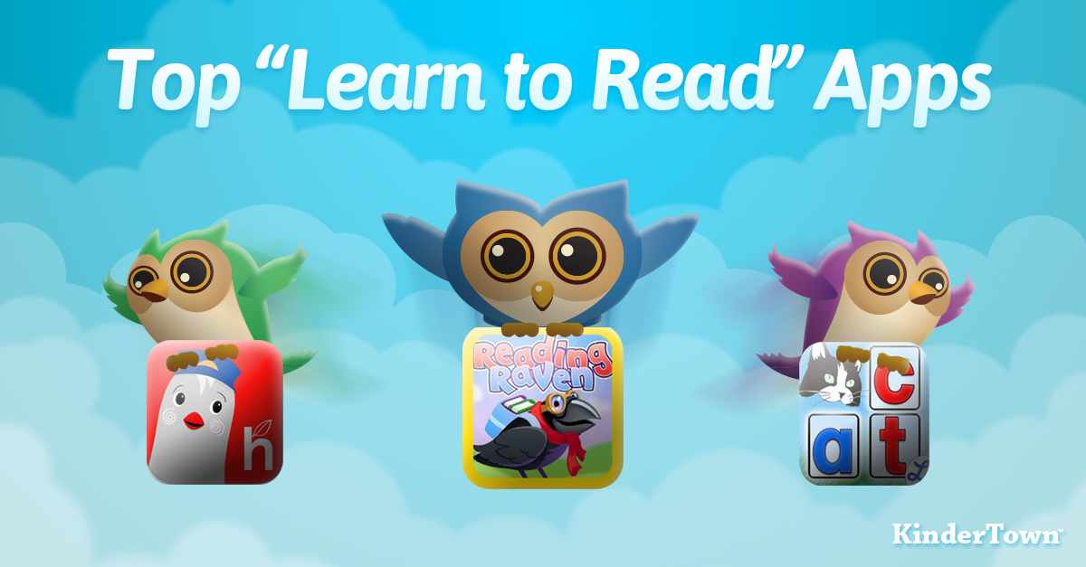 Check out KinderTown’s top rated reading apps!
