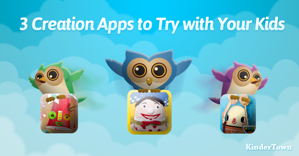 Try these creation apps with your kids; creative play and activities play a central role in a child’s learning and development.